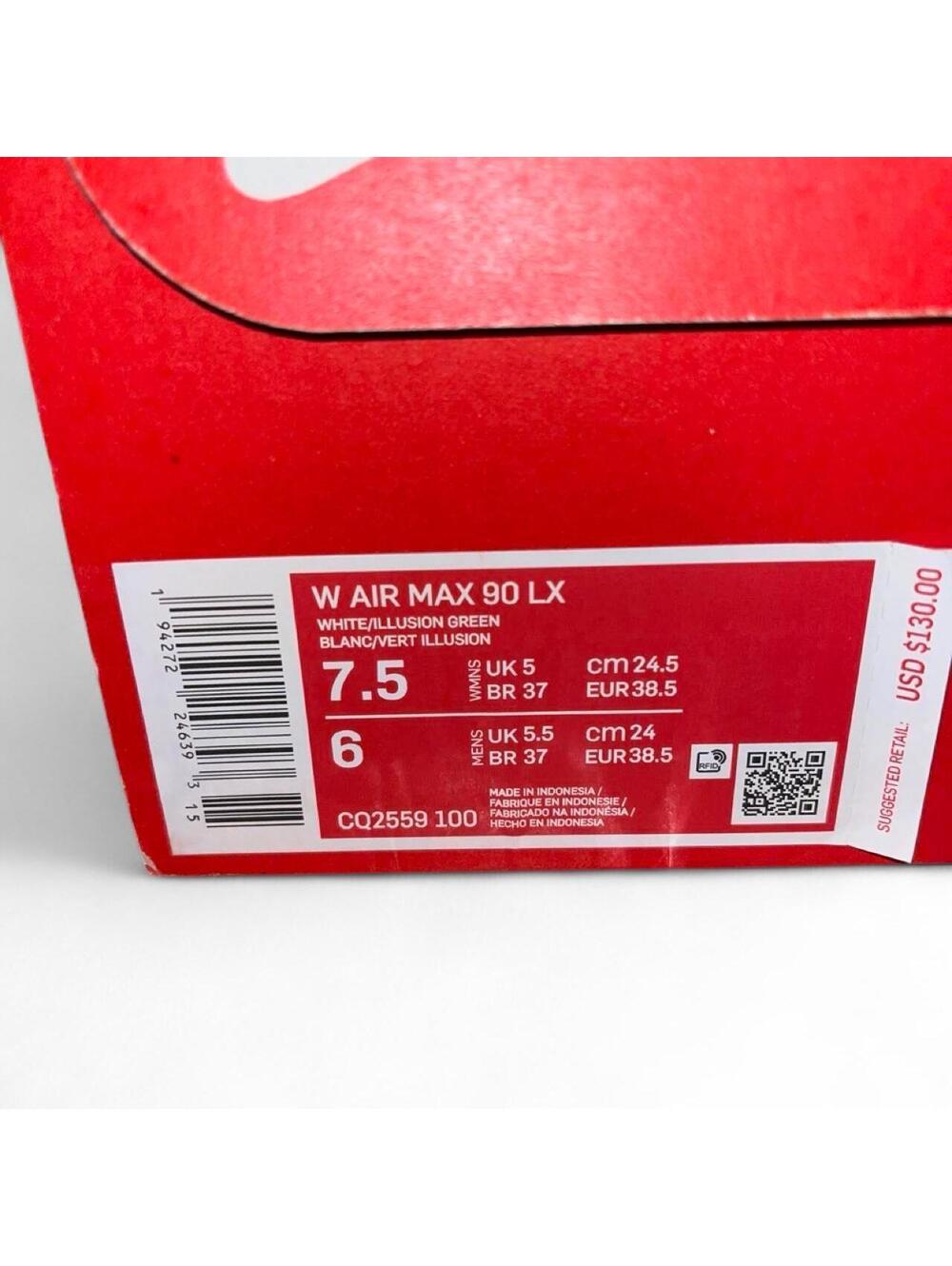 Nike Air Max 90 LX Daisy Leopard Iridescent Wms 7.5 - Picture 2 of 7